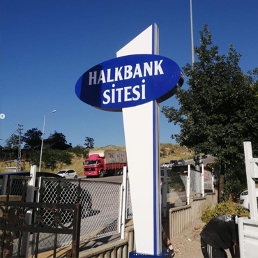 Halkbank Sitesi Totem Tabela