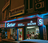 Setur Şube Cephe Tabelası