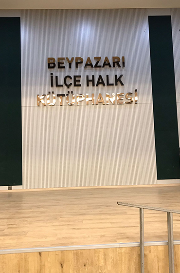 Paslanmaz Kutu Harf Tabela